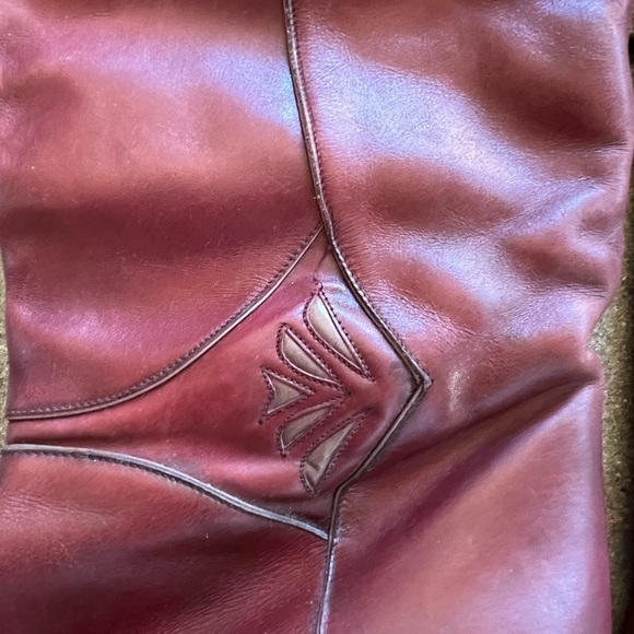 ❣️SOLD❣️Vintage Circa 1970’s Strafford Italian leather boot w fan detail size 6 - Picture 11 of 11